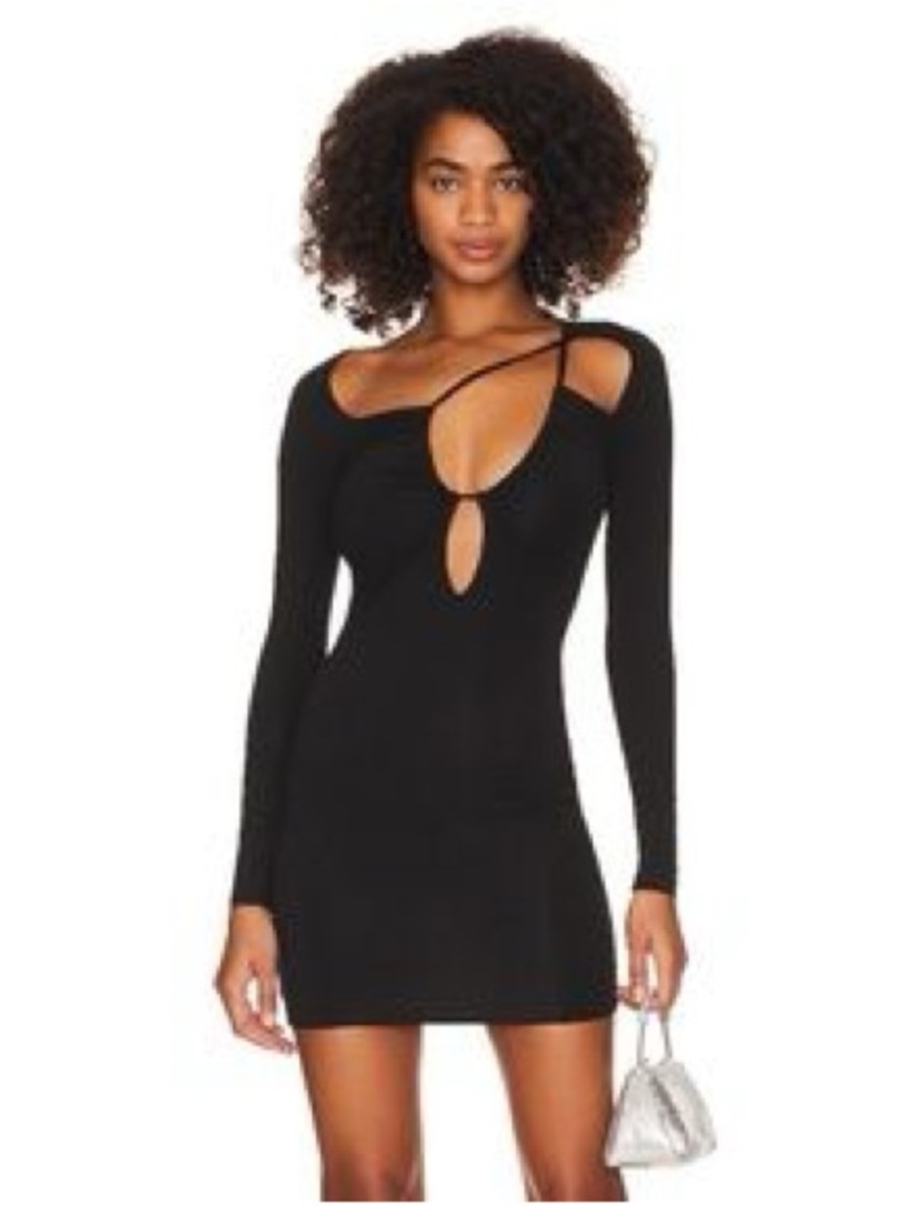 Superdown Aranza Revolve Black Cutout Long-Sleeve Bodycon Dress